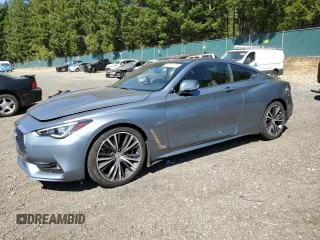 2017 Infiniti Q60 Premium with VIN JN1EV7EK2HM363739, listed as a Copart auction lot 66232815 with 92,911 mi miles and Salvage title. Bid and sale history available at DreamBid. Image 1.