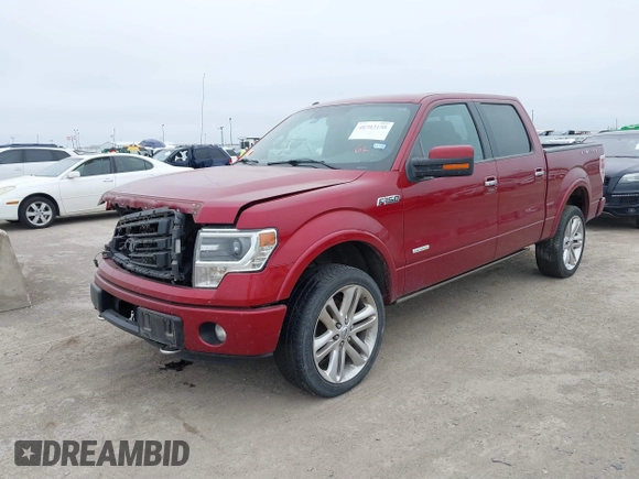 2013 Ford F-150 XL with VIN 1FTFW1ET5DFC27012, listed as a IAAI auction lot 40783158 with 106,221 mi miles. Bid and sale history available at carsss.com. Image 2.