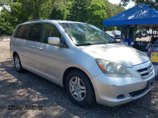 2006 Honda Odyssey EX-L with VIN 5FNRL38726B423741, listed as a IAAI auction lot 42592629 with 200,703 mi miles and . Bid and sale history available at DreamBid. Image 1.
