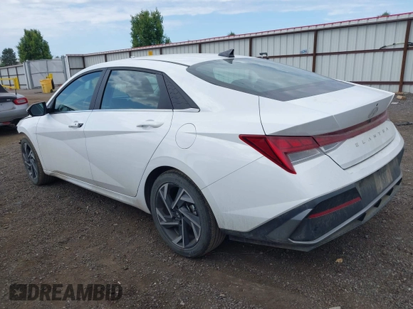 2024 Hyundai Elantra SEL with VIN KMHLS4DG6RU696600, listed as a IAAI auction lot 42421377 with 11,944 mi miles and . Bid and sale history available at DreamBid. Image 3.