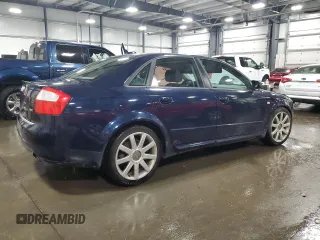2005 Audi A4 1.8T with VIN WAUJC68E75A043439, listed as a Copart auction lot 72220904 with 152,747 mi miles and Non Repairable. Bid and sale history available at carsss.com. Image 3.
