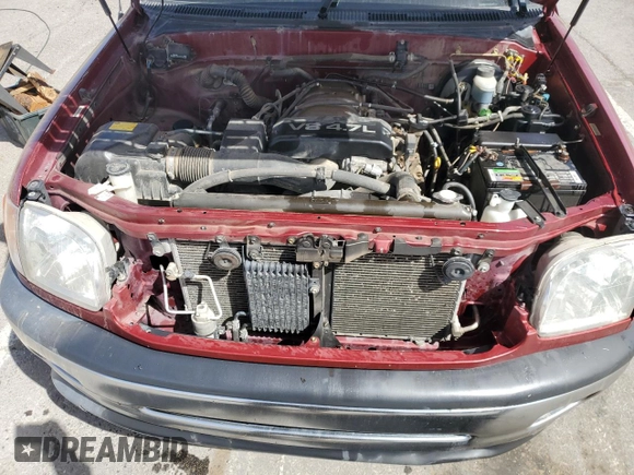 2000 Toyota Tundra SR5 with VIN 5TBBT4414YS030047, listed as a Copart auction lot 49096455 with Not Provided miles and Salvage Title. Bid and sale history available at DreamBid. Image 12.