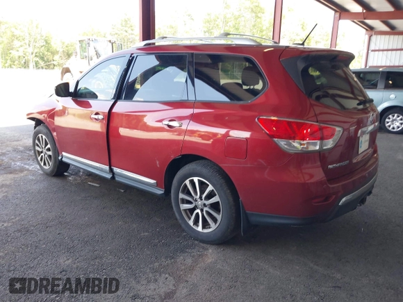 2013 Nissan Pathfinder S with VIN 5N1AR2MN5DC629183, listed as a IAAI auction lot 42567895 with 178,240 mi miles and . Bid and sale history available at DreamBid. Image 3.