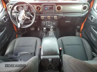 2018 Jeep Wrangler Unlimited Sport with VIN 1C4HJXDG5JW273904, listed as a Copart auction lot 66442065 with 92,977 mi miles and Salvage title. Bid and sale history available at DreamBid. Image 8.