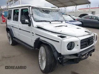2023 Mercedes-Benz G G 550 with VIN W1NYC6BJ0PX490548, listed as a IAAI auction lot 41959564 with 43,700 mi miles. Bid and sale history available at carsss.com. Image 1.