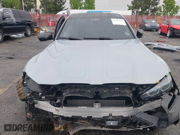 2024 BMW M3 Competition xDrive z VIN WBS43AY03RFT56948, wystawiony jako IAAI lot #42185175 z przebiegiem Nie podano mil oraz . Historia ofert i sprzedaży dostępna na DreamBid. Obrazek 6.