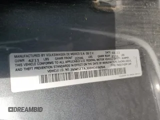 2011 Volkswagen Jetta SE z VIN 3VWDZ7AJ8BM369256, wystawiony jako Copart lot #51139015 z przebiegiem 250 634 mil mil oraz Szkoda całkowita • Salvage title. Historia ofert i sprzedaży dostępna na DreamBid. Obrazek 14.