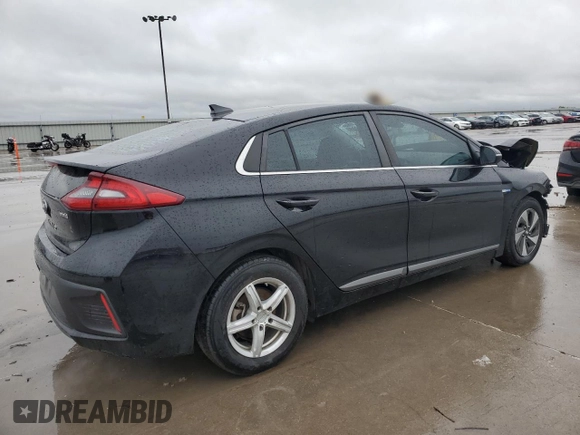 2019 Hyundai Ioniq SEL with VIN KMHC75LC0KU134817, listed as a Copart auction lot 51964555 with 95,837 mi miles and Salvage Title. Bid and sale history available at DreamBid. Image 3.
