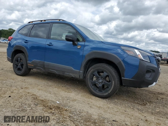 2024 Subaru Forester Wilderness with VIN JF2SKAJC1RH510178, listed as a Copart auction lot 58862495 with 20,105 mi miles and Salvage title. Bid and sale history available at DreamBid. Image 4.
