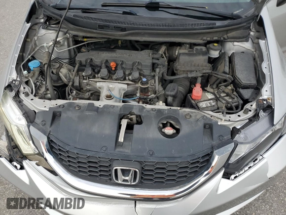 2015 Honda Civic Sedan SE with VIN 19XFB2F72FE040908, listed as a Copart auction lot 48019395 with 98,486 mi miles and Salvage Title. Bid and sale history available at carsss.com. Image 12.