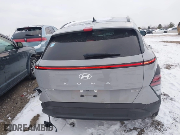 2024 Hyundai Kona SEL with VIN KM8HBCAB0RU069688, listed as a IAAI auction lot 41269213 with 10,041 mi miles. Bid and sale history available at carsss.com. Image 17.