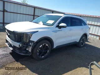 2024 Kia Sorento S with VIN 5XYRL4JC2RG269459, listed as a IAAI auction lot 42666445 with 29,478 mi miles and . Bid and sale history available at DreamBid. Image 2.