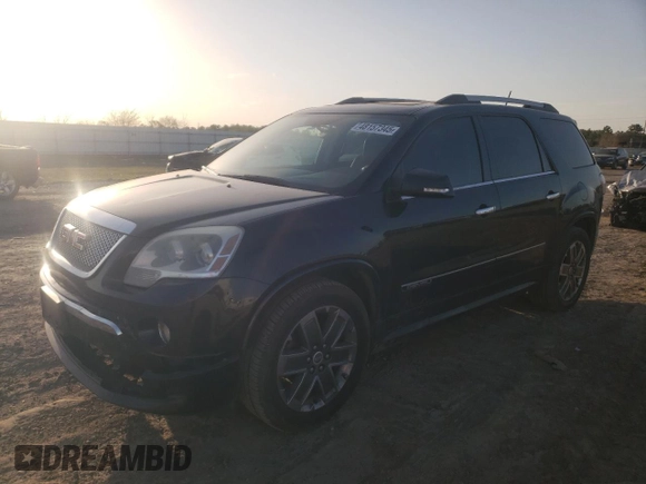 2011 GMC Acadia Denali with VIN 1GKKVTEDXBJ212932, listed as a Copart auction lot 48157345 with 188,512 mi miles and Salvage Title. Bid and sale history available at carsss.com. Image 1.