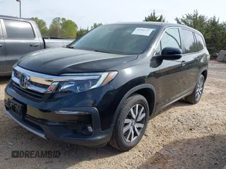 2021 Honda Pilot EX-L with VIN 5FNYF6H57MB064595, listed as a IAAI auction lot 41942327 with 46,150 mi miles and . Bid and sale history available at DreamBid. Image 22.