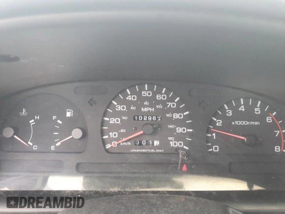 1996 Nissan Frontier XE with VIN 1N6SD16SXTC322219, listed as a Copart auction lot 49043685 with 102,964 mi miles and Salvage title. Bid and sale history available at DreamBid. Image 10.