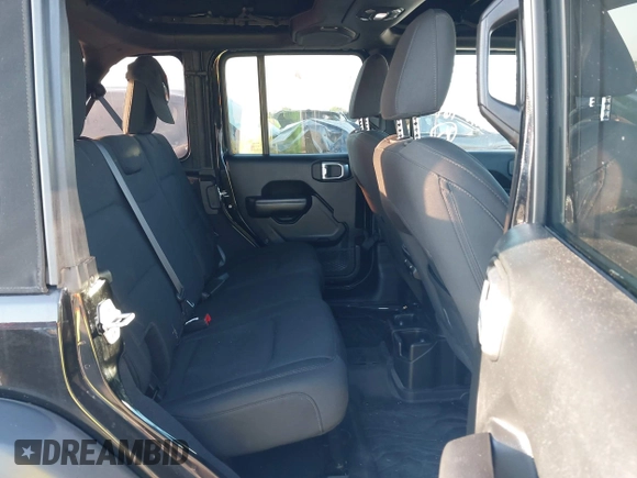 2018 Jeep Wrangler Unlimited Sport S z VIN 1C4HJXDG9JW169478, wystawiony jako IAAI lot #40387425 z przebiegiem 59 287 mil mil oraz . Historia ofert i sprzedaży dostępna na DreamBid. Obrazek 8.
