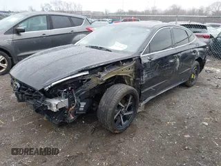 2021 Hyundai Sonata SEL Plus with VIN 5NPEJ4J20MH112672, listed as a IAAI auction lot 41255698 with 49,667 mi miles and . Bid and sale history available at DreamBid. Image 18.