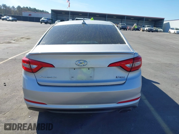 2017 Hyundai Sonata 2.4L with VIN 5NPE24AF8HH586326, listed as a IAAI auction lot 41811836 with 109,860 mi miles and . Bid and sale history available at carsss.com. Image 16.