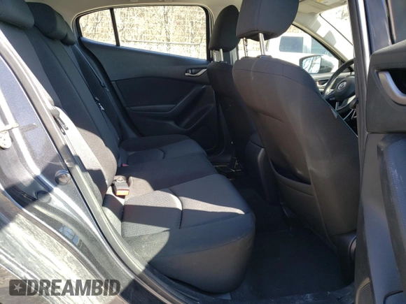 2016 Mazda 3 i Sport with VIN JM1BM1J76G1327232, listed as a Copart auction lot 49493865 with 120,288 mi miles and Salvage Title. Bid and sale history available at DreamBid. Image 10.