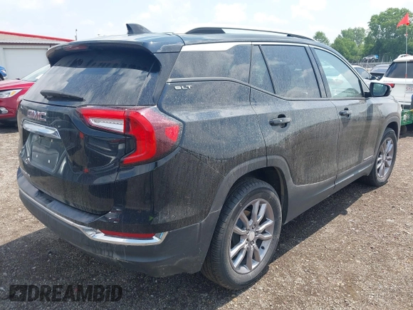 2024 GMC Terrain SLT z VIN 3GKALPEG4RL144746, wystawiony jako IAAI lot #42604077 z przebiegiem 35 070 mil mil oraz . Historia ofert i sprzedaży dostępna na DreamBid. Obrazek 4.