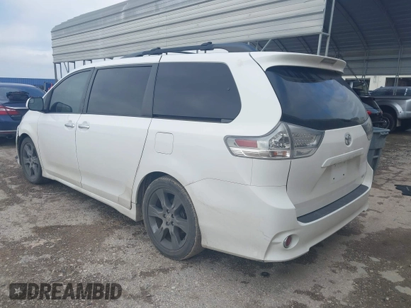 2015 Toyota Sienna SE с VIN 5TDXK3DC7FS599287, выставлен на аукционе IAAI как лот 41565671 с пробегом 111 626 миль миль и . История ставок и продаж доступна на DreamBid. Изображение 3.
