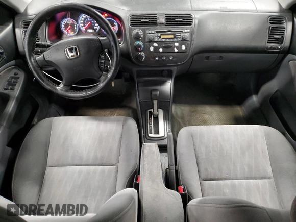 2004 Honda Civic LX with VIN 2HGES16604H911241, listed as a Copart auction lot 51665725 with 170,551 mi miles and Clean Title. Bid and sale history available at DreamBid. Image 8.