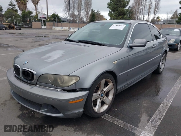 2004 BMW 3 Series 325Ci with VIN WBABD33424PL01554, listed as a IAAI auction lot 41499467 with 211,924 mi miles and . Bid and sale history available at carsss.com. Image 6.