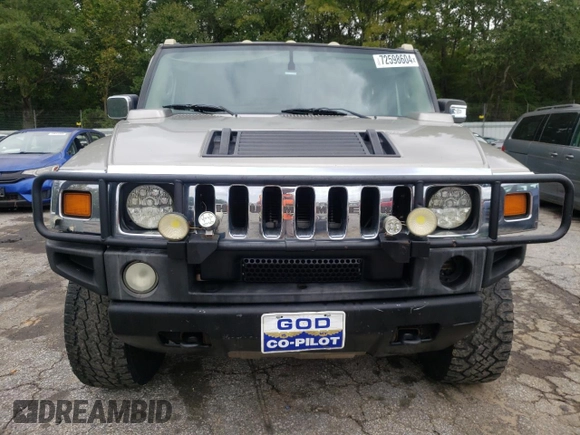 2003 Hummer H2 with VIN 5GRGN23U73H147303, listed as a Copart auction lot 72598604 with 0 mi miles and Clean Title. Bid and sale history available at carsss.com. Image 5.
