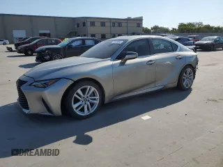 2021 Lexus IS 300 with VIN JTHAA1D22M5116858, listed as a Copart auction lot 72009944 with 62,710 mi miles and Clean title. Bid and sale history available at DreamBid. Image 1.