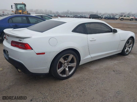 2014 Chevrolet Camaro LT with VIN 2G1FG1E39E9227580, listed as a IAAI auction lot 41517783 with 210918 miles. Bid and sale history available at carsss.com. Image 4.
