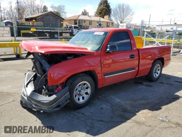 2006 Chevrolet Silverado 1500 Work Truck with VIN 3GCEC14V86G184441, listed as a Copart auction lot 49328525 with 205,021 mi miles and Salvage Title. Bid and sale history available at carsss.com. Image 1.