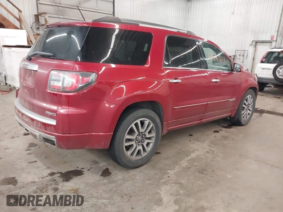 2014 GMC Acadia Denali with VIN 1GKKVTKD0EJ120088, listed as a IAAI auction lot 41683678 with 202,214 mi miles and . Bid and sale history available at carsss.com. Image 4.