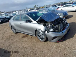 2022 Kia Forte GT-Line with VIN 3KPF54AD6NE456507, listed as a IAAI auction lot 41940234 with 26,156 mi miles. Bid and sale history available at carsss.com. Image 1.