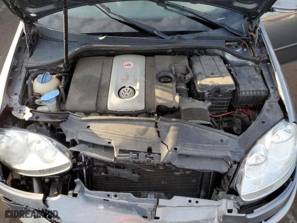 2007 Volkswagen Rabbit with VIN WVWDR91K27W087113, listed as a Copart auction lot 77580554 with 124,281 mi miles and Salvage Title. Bid and sale history available at carsss.com. Image 13.