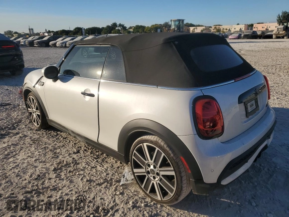 2024 MINI Convertible Cooper S with VIN WMW43DL06R3S05892, listed as a Copart auction lot 83472064 with 12,435 mi miles and Salvage title. Bid and sale history available at DreamBid. Image 2.
