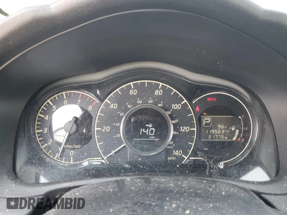 2016 Nissan Note S with VIN 3N1CE2CP6GL373529, listed as a Copart auction lot 62137365 with 119,563 mi miles and Salvage title. Bid and sale history available at DreamBid. Image 9.