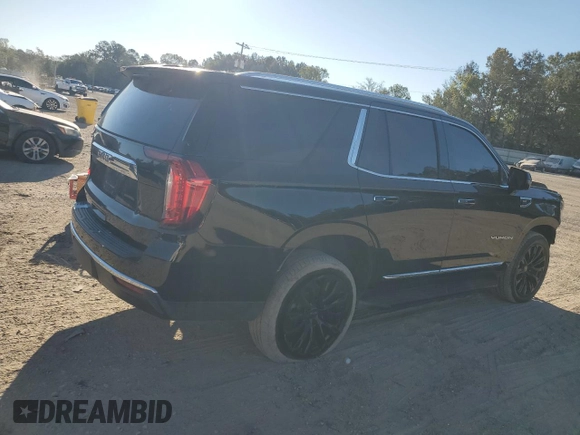 2021 GMC Yukon SLT with VIN 1GKS1BKD0MR307563, listed as a Copart auction lot 76685064 with 52,146 mi miles and Salvage Title. Bid and sale history available at carsss.com. Image 3.