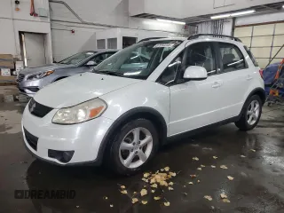 2007 Suzuki SX4 with VIN JS2YB413375101209, listed as a Copart auction lot 87550235 with 167,788 mi miles and Salvage Title. Bid and sale history available at carsss.com. Image 1.