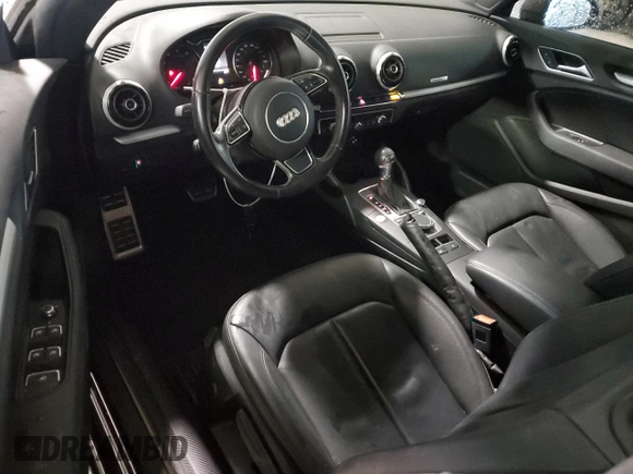 2016 Audi A3 2.0T Premium with VIN WAU78LFFXG1089145, listed as a Copart auction lot 83999374 with 60,232 mi miles and Salvage Title. Bid and sale history available at carsss.com. Image 8.
