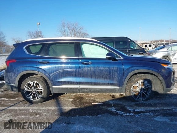 2020 Hyundai Santa Fe SEL with VIN 5NMS3CAA5LH273416, listed as a IAAI auction lot 41423152 with 94,920 mi miles. Bid and sale history available at carsss.com. Image 13.