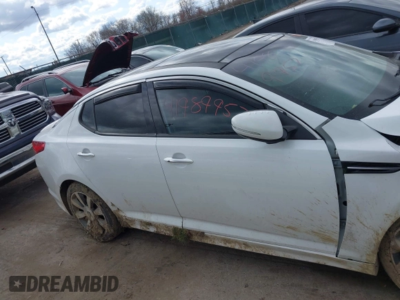 2012 Kia Optima SX with VIN 5XXGR4A6XCG079419, listed as a IAAI auction lot 41989957 with 159,794 mi miles and . Bid and sale history available at carsss.com. Image 13.