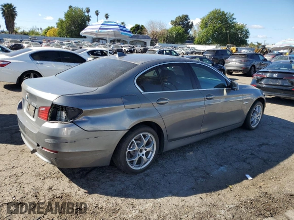 2013 BMW 5 Series 528i with VIN WBAXG5C50DDY36255, listed as a Copart auction lot 44741985 with 102,147 mi miles and Salvage Title. Bid and sale history available at carsss.com. Image 3.