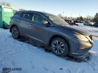 2015 Nissan Murano SV with VIN 5N1AZ2MH9FN212733, listed as a Copart auction lot 87662485 with 80,452 mi miles and Salvage Title. Bid and sale history available at carsss.com. Image 4.