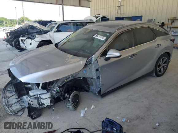 2024 Lexus RX 350 z VIN JTJCHMAA6R2011832, wystawiony jako Copart lot #56417675 z przebiegiem 18 955 mil mil oraz Szkoda całkowita • Salvage title. Historia ofert i sprzedaży dostępna na DreamBid. Obrazek 1.