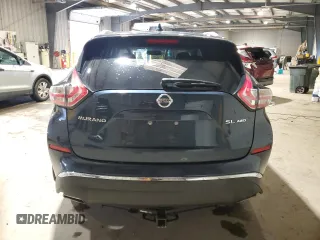 2017 Nissan Murano SL with VIN 5N1AZ2MH7HN125383, listed as a Copart auction lot 49616795 with 99,018 mi miles and Salvage Title. Bid and sale history available at carsss.com. Image 6.