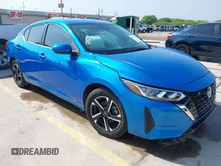 2024 Nissan Sentra SV with VIN 3N1AB8CV3RY282385, listed as a IAAI auction lot 41922422 with 25,671 mi miles and . Bid and sale history available at DreamBid. Image 1.