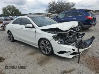 2015 Mercedes-Benz CLA 250 with VIN WDDSJ4EB9FN220682, listed as a Copart auction lot 55696345 with Not Provided miles and Salvage Title. Bid and sale history available at DreamBid. Image 4.