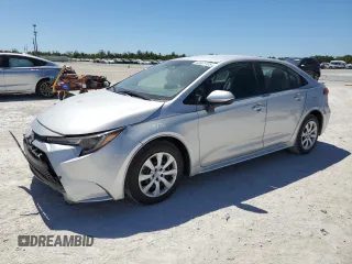 2023 Toyota Corolla LE with VIN 5YFB4MDE5PP057157, listed as a Copart auction lot 49301105 with 10,004 mi miles and Salvage Title. Bid and sale history available at carsss.com. Image 1.
