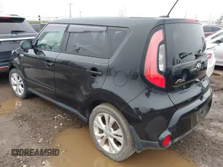 2016 Kia Soul + with VIN KNDJP3A51G7334244, listed as a IAAI auction lot 42025746 with 63,314 mi miles. Bid and sale history available at carsss.com. Image 3.