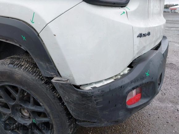 2017 Jeep Renegade Trailhawk с VIN ZACCJBCB6HPE79727, выставлен на аукционе IAAI как лот 41851367 с пробегом 90 645 миль миль и . История ставок и продаж доступна на DreamBid. Изображение 17.